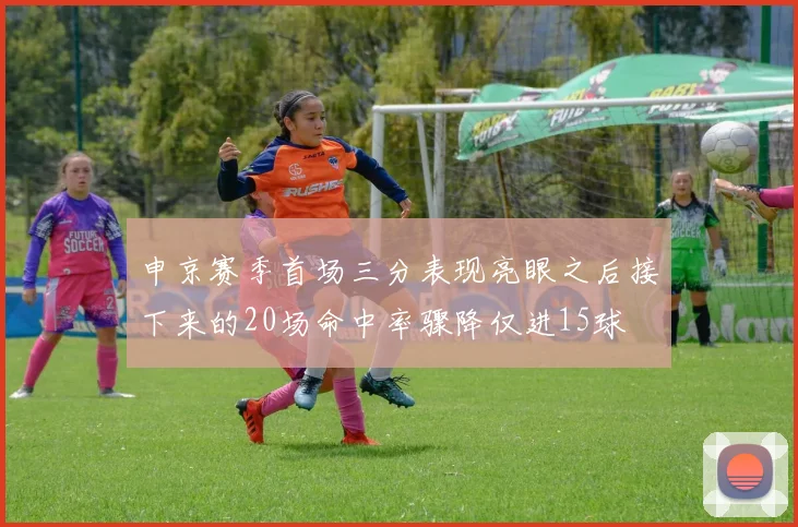 申京赛季首场三分表现亮眼之后接下来的20场命中率骤降仅进15球