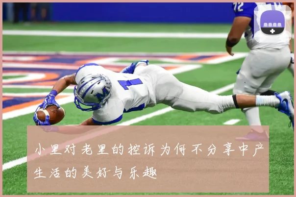 小里对老里的控诉为何不分享中产生活的美好与乐趣